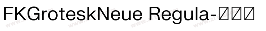 FKGroteskNeue Regula字体转换 FKGroteskNeue Regula字体转换